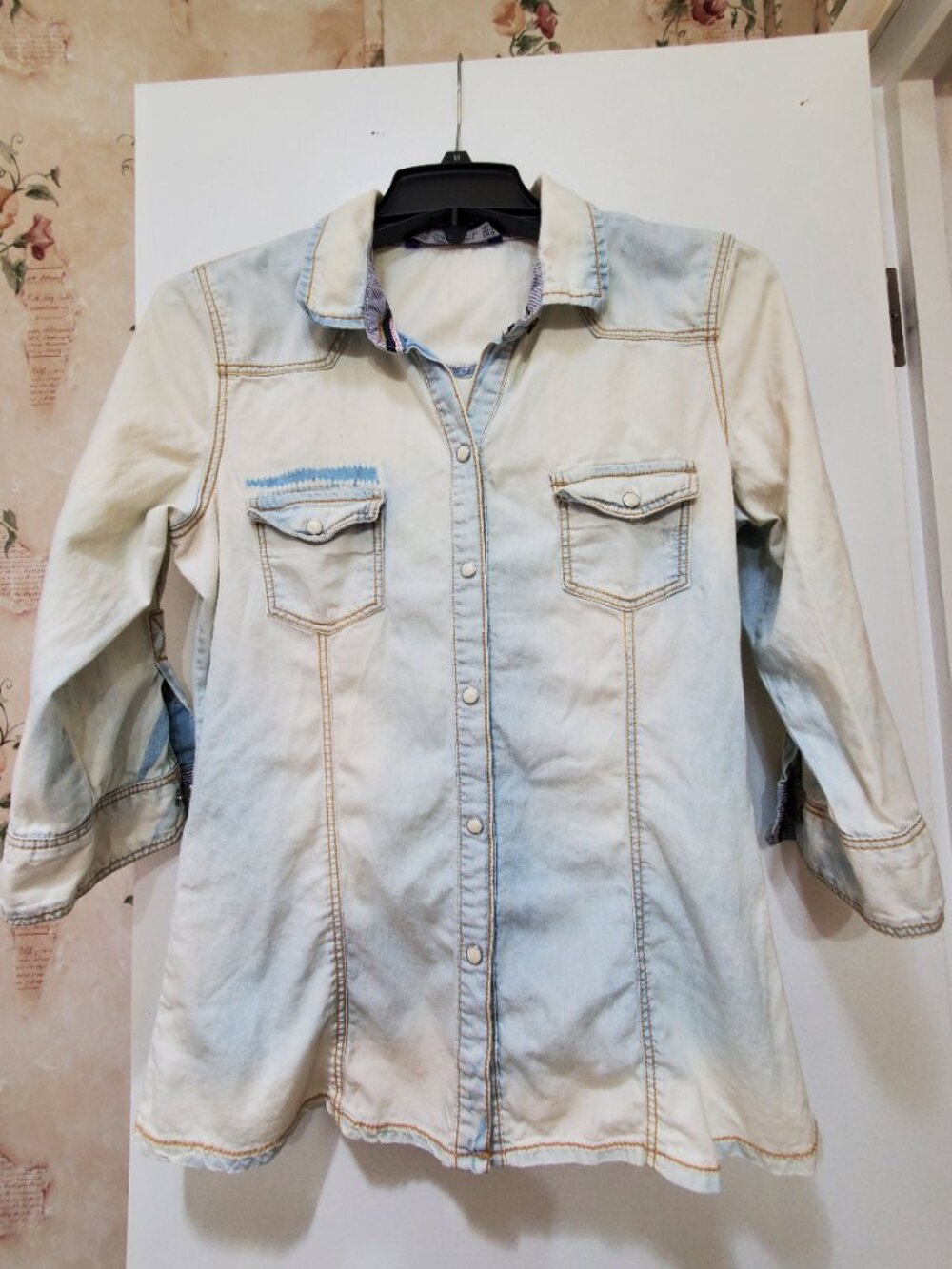 Zara women's denim top